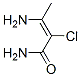 3-amino-2-chlorobutenamide Struktur