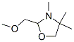 Oxazolidine, 2-(methoxymethyl)-3,4,4-trimethyl- (9CI) Struktur