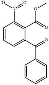 2-Benzoyl-6-nitrobenzoic acid methyl ester Struktur