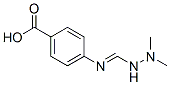 Benzoic acid, 4-[[(2,2-dimethylhydrazino)methylene]amino]- (9CI) Struktur