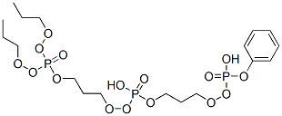 [(dipropoxyphosphoryloxy-propoxy-phosphoryl)oxy-propoxy-phosphoryl]oxy benzene Struktur