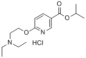 6-(2-Diethylaminoethoxy)nicotinic acid isopropyl ester hydrochloride Struktur