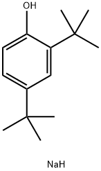 sodium 2,4-di-tert-butylphenolate Struktur