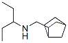 Bicyclo[2.2.1]heptane-2-methanamine, N-(1-ethylpropyl)-, exo- (9CI) Struktur