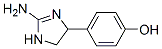 Phenol,  4-(2-amino-4,5-dihydro-1H-imidazol-4-yl)-  (9CI) Struktur