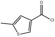 5-methylthiophene-3-carbonyl chloride Struktur