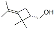 Cyclobutanemethanol, 2,2-dimethyl-3-(1-methylethylidene)-, (1S)- (9CI) Struktur