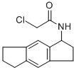 Acetamide, 2-chloro-N-(1,2,3,5,6,7-hexahydro-s-indacen-1-yl)- Struktur