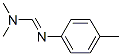 N,N-Dimethyl-N'-(4-methylphenyl)formamidine Struktur