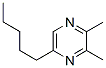 Pyrazine, 2,3-dimethyl-5-pentyl- (9CI) Struktur