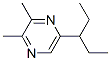 Pyrazine, 5-(1-ethylpropyl)-2,3-dimethyl- (9CI) Struktur