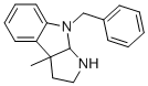 1,2,3,3A,8,8A-HEXAHYDRO-3A-METHYL-8-(PHENYLMETHYL)-PYRROLO[2,3-B]INDOLE Struktur