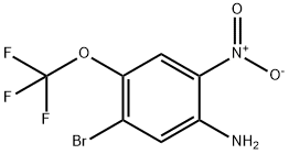 5-Bromo-2-nitro-4-(trifluoromethoxy)aniline 98% Struktur