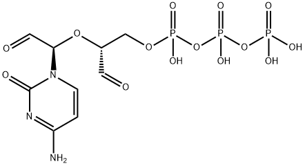 CYTIDINE 5'-TRIPHOSPHATE, PERIODATE OXIDIZED SODIUM SALT Struktur