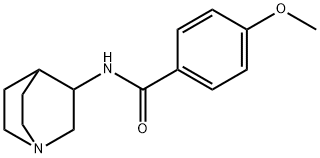 Benzamide, N-1-azabicyclo[2.2.2]oct-3-yl-4-methoxy- (9CI) Struktur