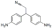 3,3-Bis(p-aminophenyl)propionitrile Struktur