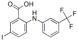 Benzoic  acid,  5-iodo-2-[[3-(trifluoromethyl)phenyl]amino]- Struktur