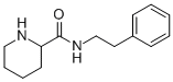 N-(2-phenylethyl)piperidine-2-carboxamide Struktur