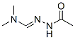 Acetic acid, [(dimethylamino)methylene]hydrazide (9CI) Struktur