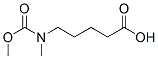 Pentanoic  acid,  5-[(methoxycarbonyl)methylamino]- Struktur