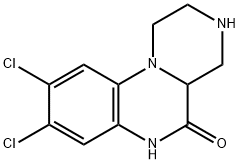 8,9-DICHLORO-2,3,4,4A-TETRAHYDRO-1H-PYRAZINO[1,2-A]QUINOXALIN-5(6H)-ONE HYDROCHLORIDE Struktur