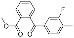 Benzoic acid, o-(3-fluoro-p-toluoyl)-, Methyl ester Struktur