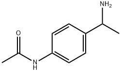 N-[4-(1-aminoethyl)phenyl]acetamide Struktur