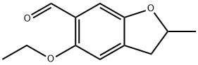 6-Benzofurancarboxaldehyde,5-ethoxy-2,3-dihydro-2-methyl-(9CI) Struktur