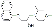 N-(S-methyl)mercaptoethylpropranolol Struktur