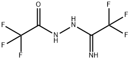 N-TRIFLUOROACETYL-N'-(TRIFLUOROACETIMIDOYL)HYDRAZINE Struktur