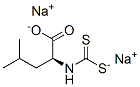 N-Dithiocarboxy-L-leucine disodium salt Struktur