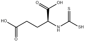 N-(Sodiothiocarbonothioyl)-L-glutamic acid disodium salt Struktur