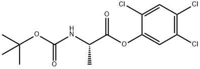 N-TERT-BUTOXYCARBONYL-L-ALANINE-2,4,5-TRICHLOROPHENYL ESTER Struktur