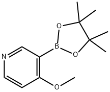 4-METHOXY-3-(4,4,5,5-TETRAMETHYL-[1,3,2]DIOXABOROLAN-2-YL)-PYRIDINE Struktur