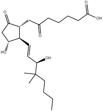 16,16-DIMETHYL-6-KETO PROSTAGLANDIN E1 Struktur