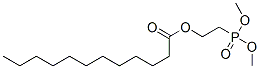 2-(dimethoxyphosphinyl)ethyl laurate Struktur