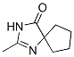 1,3-Diazaspiro[4.4]non-1-en-4-one, 2-methyl- (9CI) Struktur