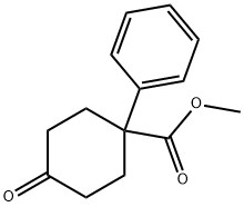 Methyl 4-oxo-1-phenylcyclohexanecarboxylate Structure