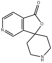 Spiro[furo[3,4-c]pyridine-3(1H),4'-piperidin]-1-one Struktur