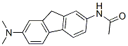 N-(7-dimethylamino-9H-fluoren-2-yl)acetamide Struktur