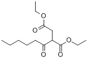 2-HEXANOYL-SUCCINIC ACID DIETHYL ESTER Struktur