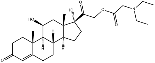 hydrocortamate Struktur