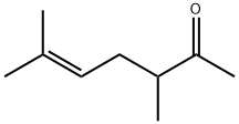 3,6-dimethylhept-5-en-2-one  Struktur