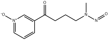 4-(Methylnitrosamino)-1-(3-pyridyl-N-oxide)-1-butanone Struktur