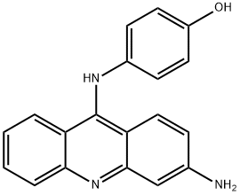 4-((3-Amino-9-acridinyl)amino)phenol Struktur