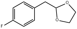 4-(1,3-DIOXOLAN-2-YLMETHYL)-1-FLUOROBENZENE Struktur