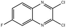 QUINOXALINE, 2,3-DICHLORO-6-FLUORO- Struktur