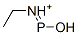 ethyl-hydroxyphosphanylidene-azanium Struktur