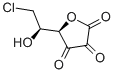 L-threo-2,3-Hexodiulosonic acid, 6-chloro-6-deoxy-, gamma-lactone (9CI) Struktur