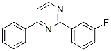 2-(3-Fluorophenyl)-4-phenylpyrimidine Struktur